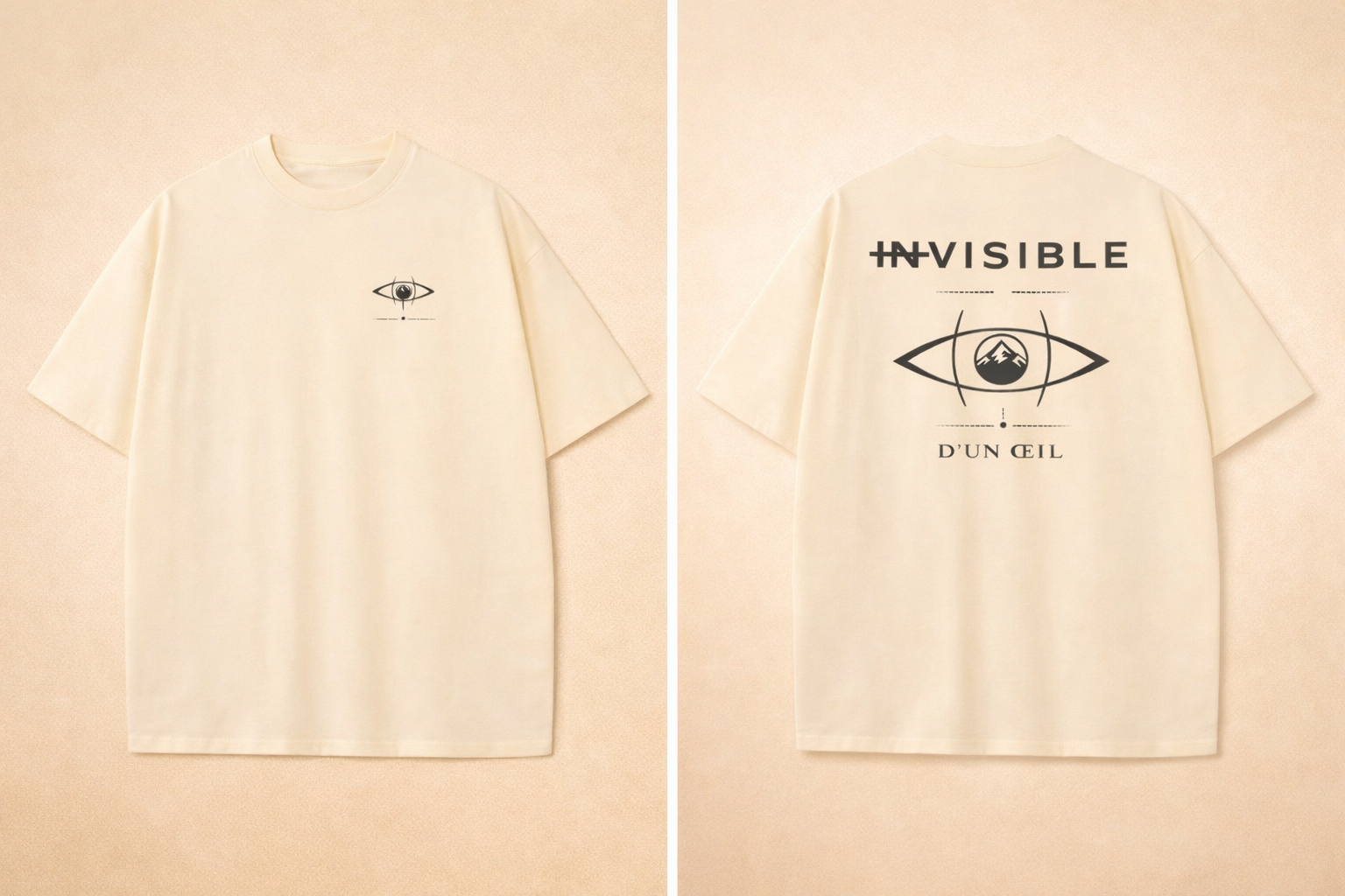 T-SHIRT INVISBLE - OVERSIZE