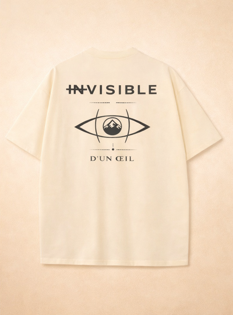 T-SHIRT INVISBLE - OVERSIZE