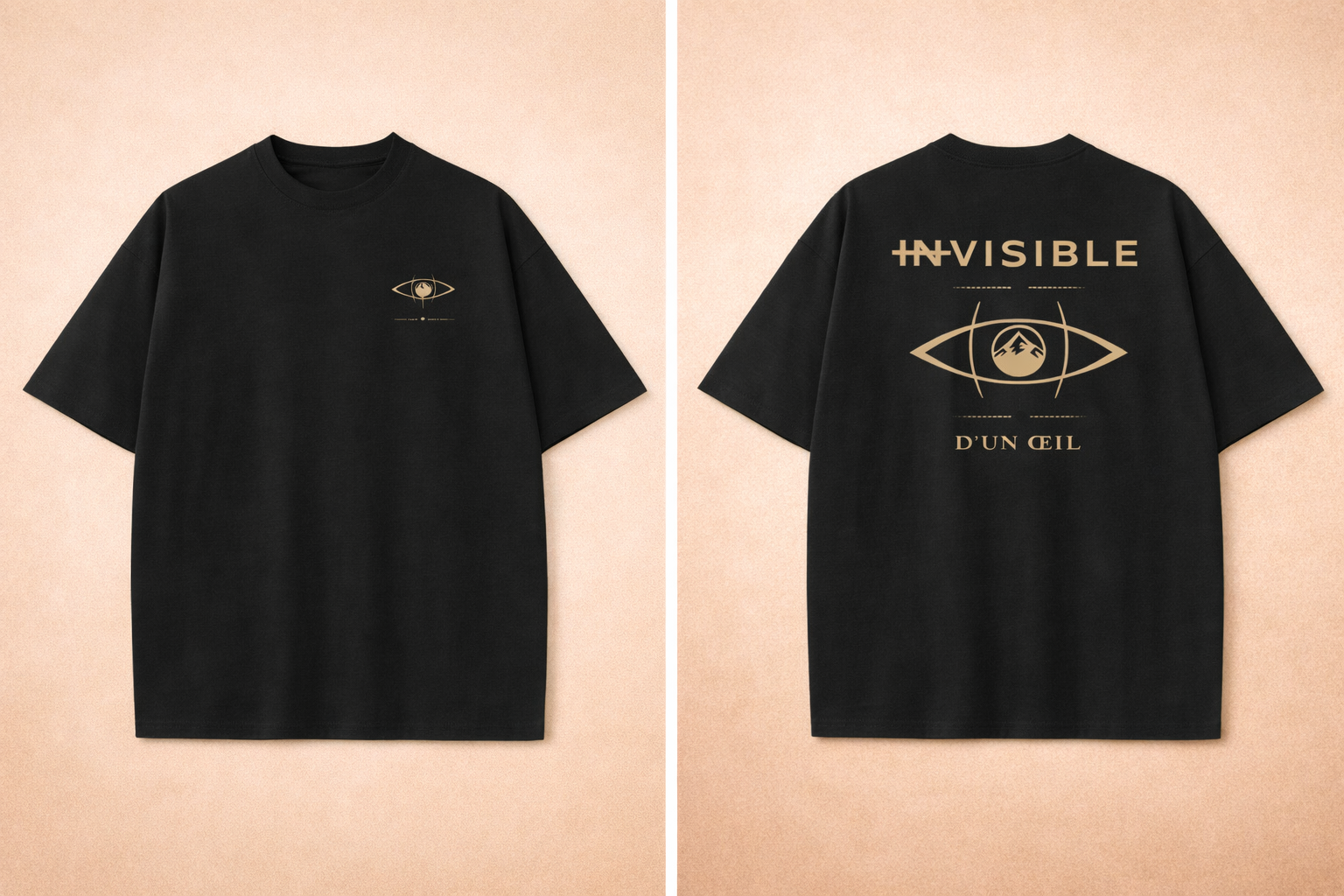 T-SHIRT INVISBLE - OVERSIZE